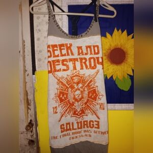 NWOT Early SALVAG "SEEK AND DESTROY" DRESS. M